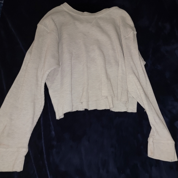 Women's Beverly Hills Polo Club cropped long-sleeve top - Picture 5 of 5